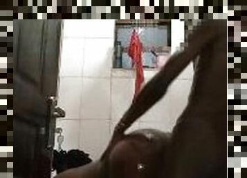 OMG! He caught Me Masturbating in the Shower and Bent me Over to Fuck me Hard