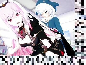 ?GAWR GURA??FUTANARI 3D??MORI CALLIOPE??HOLOLIVE-EN?VTUBER?