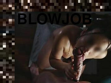 The sweetest blowjob