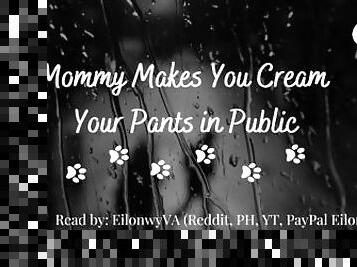 na-verejnosti, mamka, robenie-rukou, nohavičky, bozkávanie, prichytené, exibicionistky, erotické, ženská-dominancia
