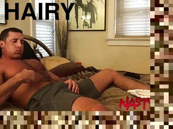NASTYDADDY Strong muscle daddy Nick Capra jerks off solo