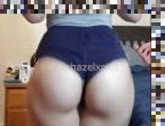 PAWG Ass Clapping Bubble Butt Teen heyitshazelxoxo