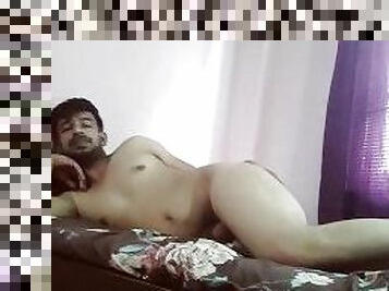 Indian boy Masturbating hard