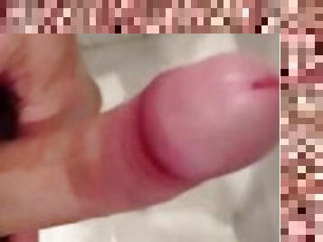 masturbation, orgasme, amateur, ejaculation-sur-le-corps, énorme-bite, maison, branlette, ejaculation, européenne, euro