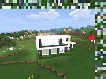 How to build a Big Modern Mansion in Minecraft