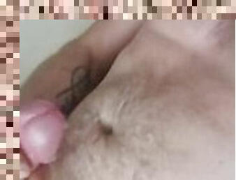 Sensually moaning and prolonged cumshot 4 you, multiple cumshots from fit man with big dick