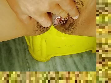 Lady Lick - Indian Village Urine In Bathroom Hot Boobs, Pussy Boobs Milk Nippal