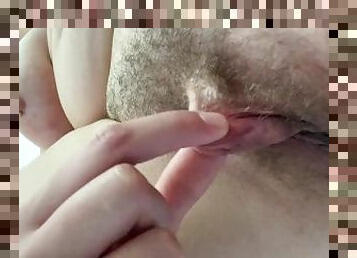 clito, masturbation, amateur, secousses, incroyable, solo