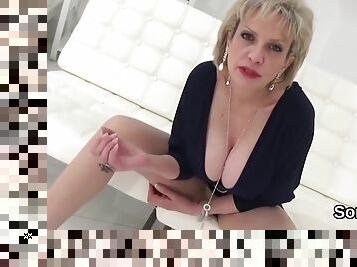 Lady Sonia - Unfaithful English Mature Unveils Her Huge T