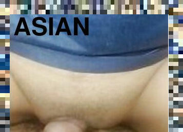 asiatisk, rumpe, store-pupper, pussy, amatør, babes, cumshot, tenåring, cum, kjæreste