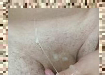 mandi, mastubasi, amatir, cumshot-keluarnya-sperma, remaja, sperma, toilet, manis, seorang-diri, berambut-cokelat