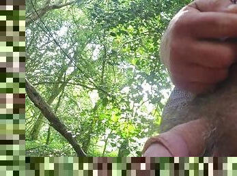 Small piss in nature