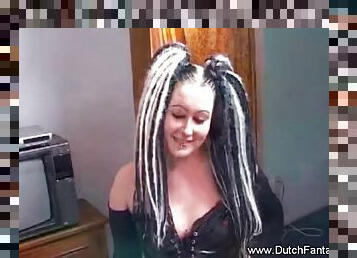 Crazy Dutch Hair Handjob POV From Holland