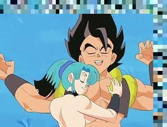 Veguito se folla a mil y a bulma