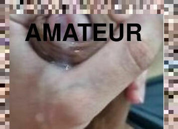 amateur, ejaculation-sur-le-corps, énorme-bite, gay, ejaculation, solo, minet, bite