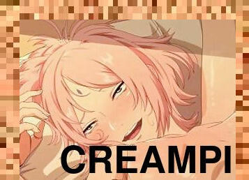 creampie, anime, hentaj