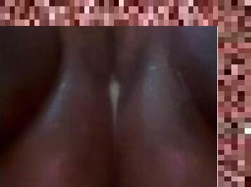 traseiros, teta-grande, masturbação, orgasmo, esguincho, ébona, mulher-madura, brinquedo, bbw, dildo