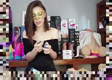 Sarah Sue unboxes a big box of sex toys 3 from IFONNX