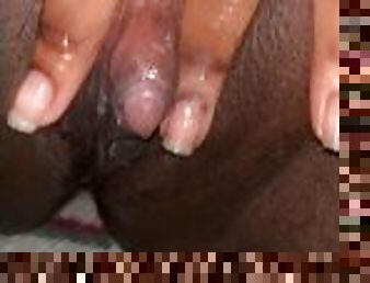 Big Black Clit Up Close, looking for a trib buddy