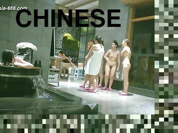 asia, pantat, mandi, payudara-besar, umum, amatir, kamera, pengintipan, mandi-shower, cina