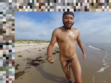 orang-telanjang, umum, penis-besar, homo, pantai, fetish-benda-yang-dapat-meningkatkan-gairah-sex, seorang-diri, homoseks, penis, berkedip