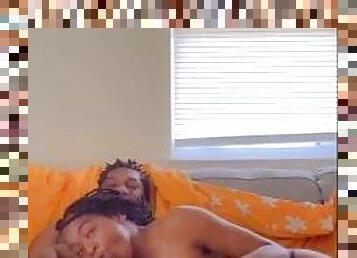 Black Couple Morning Sex