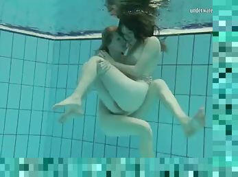 Nastya and Libuse super hot babes underwater