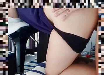 selingkuh, kantor, amatir, jenis-pornografi-milf, gambarvideo-porno-secara-eksplisit-dan-intens, latina, sudut-pandang, pacar-perempuan, bokong, atasan