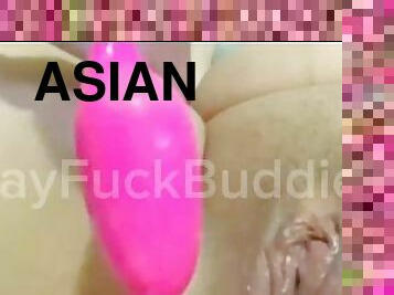 asiatique, papa, chatte-pussy, jouet, salope, ejaculation, serrée, pappounet, philippine, humide