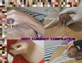 Sissy Cumshot Compilation