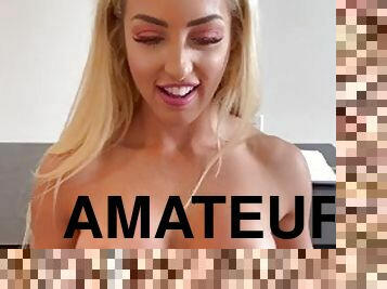 Fit blonde with big tits fucked after the gym. I found her on meetxx.com