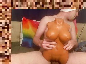 Anal Creampie With Sex Doll