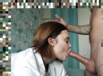 Hard throat fuck