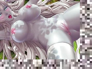 hentai uncensored Elf milf with big tits likes to be fucked in her tight pussy