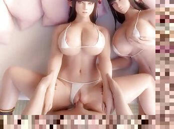Compilation of curvy big boobed japan girl