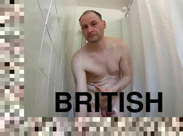 купання, мастурбація, публічно, прихильник, гей, британка, душ, соло, яйця, голена