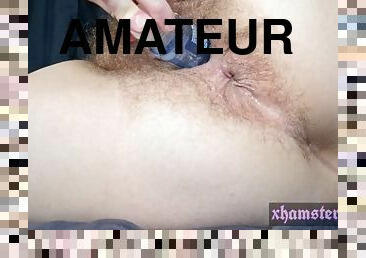 bouteille, poilue, masturbation, orgasme, chatte-pussy, amateur, anal, hardcore, belle-femme-ronde, joufflue