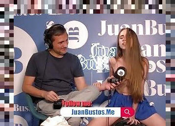 Latina Olivia Prada beautiful young lady rides sex machine and cums like crazy  Juan Bustos Podcast