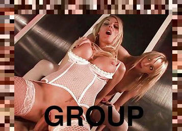 Paige Fox, Antonia Deona And Tilly Mcreese Host A Sexy Lingerie Gang Bang - Bang