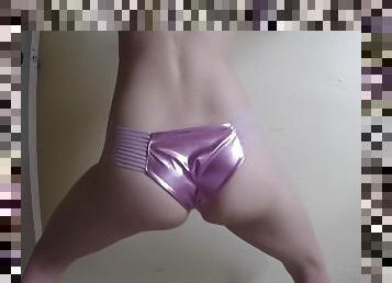 My New Pink Satin Panties