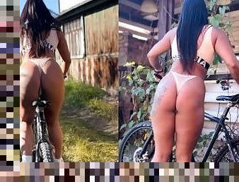 traseiros, estilo-cão, na-rua, público, russo, amador, caseiro, casal, fudendo, biker