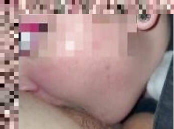 amatir, sayang, blowjob-seks-dengan-mengisap-penis, remaja, pasangan, wanita-gemuk-yang-cantik, gemuk, penis