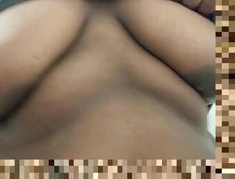 Bbw ebony trans woman  big fat tits