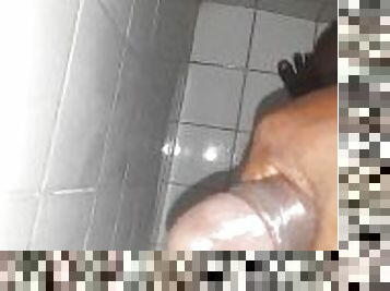 baignade, masturbation, amateur, ejaculation-sur-le-corps, ébène, énorme-bite, ados, black, fétiche, douche