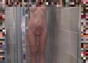 baignade, gros-nichons, amateur, anal, milf, maison, maman, bout-a-bout, douche