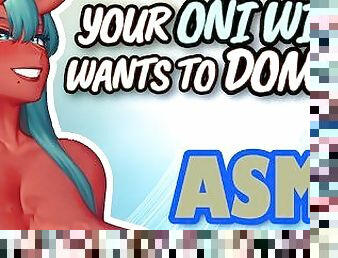 Interactive Roleplay ASMR Your Oni Wife Wants To Dom You F4M, Bondage, Powerbottom, Paizuri