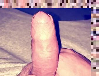 Edging fail close up - could only pull back once till ruined orgasm - too horny