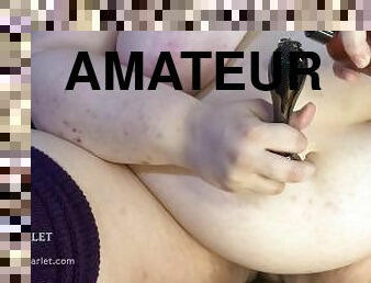 clitoris-bagian-atas-vagina-paling-sensitif, orgasme, vagina-pussy, muncrat, amatir, anal, mainan, pertama-kali, bokong, seorang-diri