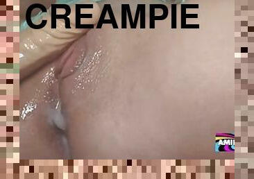 ???? PINK PUSSY MULTIPLE CREAMPIE  ???? - CLOSED UP - POV PUSSY ORGASM SPASMS