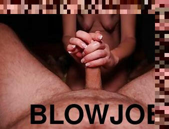 Amazing blowjob from a hot whore